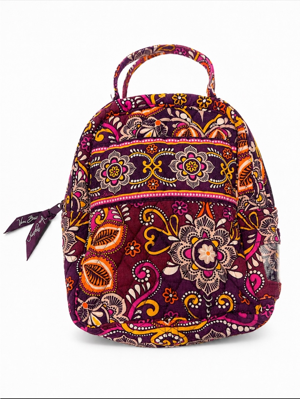 Vera Bradley lunch box in the retired pattern safari sunset paisley